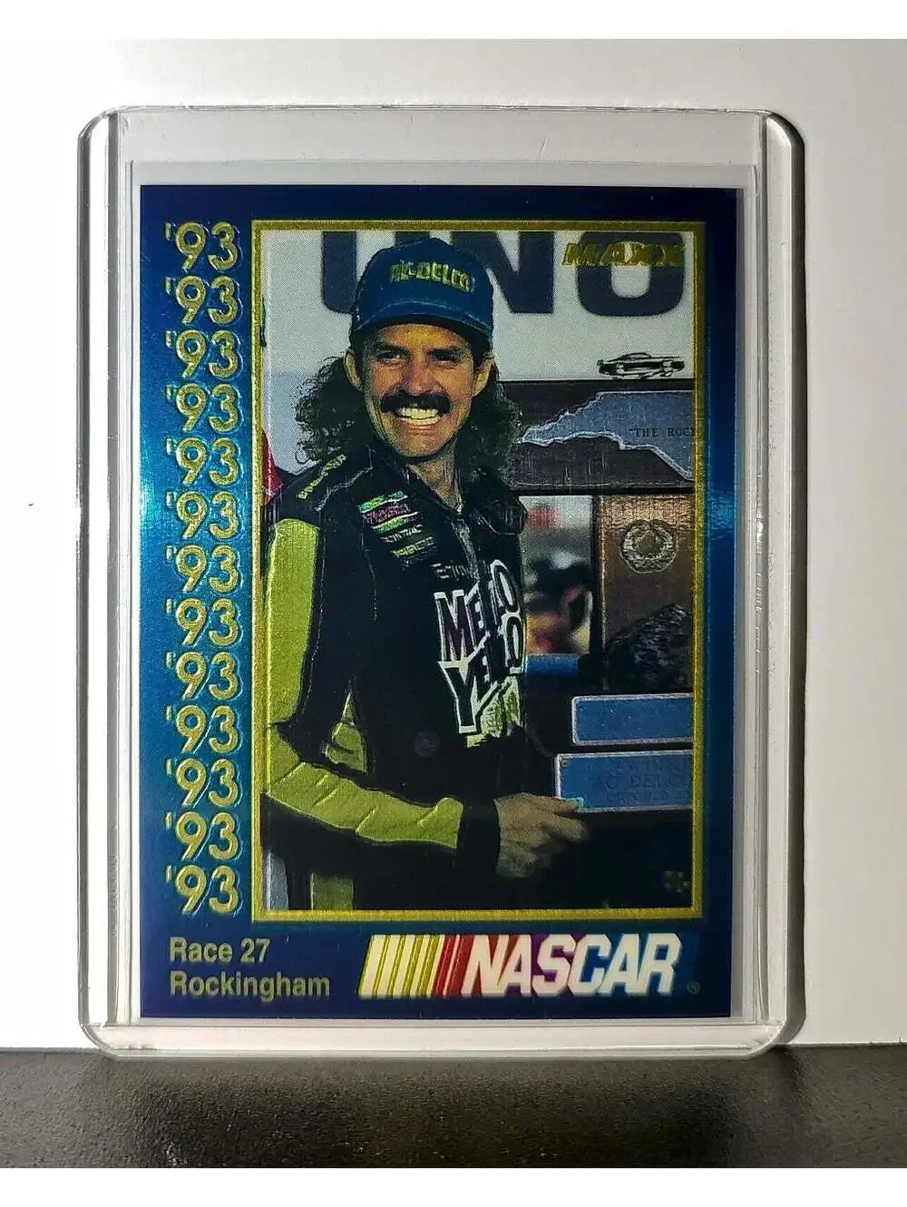 Race 27 Rockingham YR 1993 Maxx Premier Plus Racing #206 NASCAR SABCO Racing